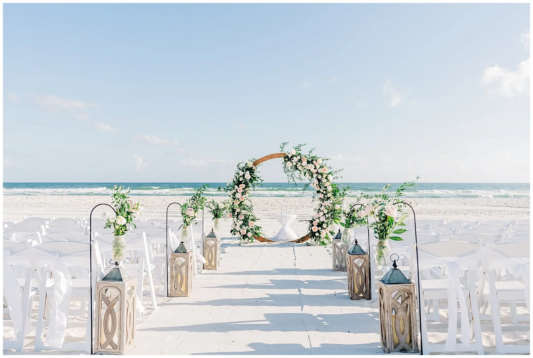 City wedding mandap
